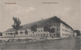 AK Theresienstadt Terezin Große Infanterie K U K Kaserne KZ A Leitmeritz Litomerice Lovosice Lobositz Militär Militaria - Sudeten