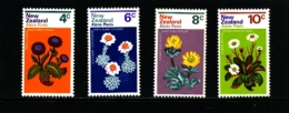 NEW ZEALAND - 1972  ALPINE PLANTS  SET  MINT NH - Neufs