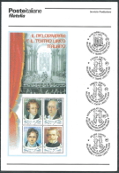 2001 ITALIA BOLLETTINO ILLUSTRATIVO N. 3 IL MELODRAMMA E TEATRO LIRICO - Other & Unclassified