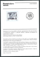 2001 ITALIA BOLLETTINO ILLUSTRATIVO N. 6 ABBAZIA SANTA MARIA IN SYLVIS - Otros & Sin Clasificación