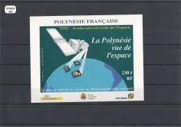 POLYNESIE 1992 - YT BF N° 19 NEUF SANS CHARNIERE ** (MNH) GOMME D'ORIGINE LUXE - Blocks & Sheetlets