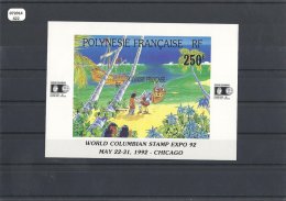 POLYNESIE 1992 - YT BF N° 20 NEUF SANS CHARNIERE ** (MNH) GOMME D'ORIGINE LUXE - Hojas Y Bloques