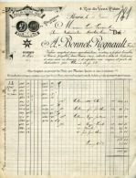 Rouen, Bonnet, Regnault, 2 Docs, Textile, Coton, Melbourne 1881; Médaille D´or, Montauban, Lacombe - Spanje