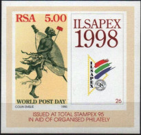 RSA AFRIQUE DU SUD SUD AFRIKA Bloc Feuillet 38 ** MNH ILSAPEX Stampex 95 Guerrier - Neufs