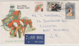 AUSTRALIA - 1977 - Post Office Souvenir Cover - Air Mail - Sovereign Hill Gold Mining - Viaggiata Per Coventry - Storia Postale