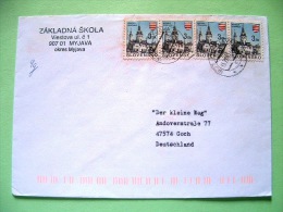 Slovakia 1999 Cover To Germany - Banska Bystrica Church Arms - Lettres & Documents