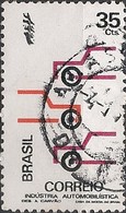 BRAZIL - INDUSTRIAL DEVELOPMENT, MOTOR VEHICLE INDUSTRY (35c) 1972 - USED - Used Stamps