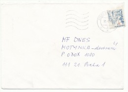 I6900 - Czech Rep. (1995) 225 00 Praha 025 (postage Stamp - To The Detriment Of Counterfeit Postal Administration) ! - Errors, Freaks & Oddities (EFO)