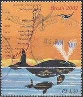 BRAZIL - PROTECTION ZONE FOR THE SOUTHERN RIGHT WHALE 2002 - USED - Wale