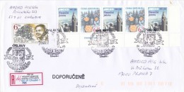 I6908 - Czech Rep. (2006) 537 01 Chrudim 1: Chrudim 1055-2005 (stamps: Amcico AIG Life) - Briefe U. Dokumente