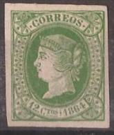 ES65-L2339.España.Spain.Espagne.ISABEL  Ll. 1864  (Ed 65**),sin Charnela.MAGNIFICO - Unused Stamps