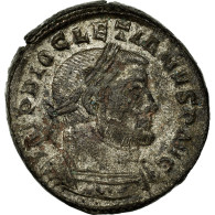 Monnaie, Dioclétien, Follis, TTB+, Cuivre, Cohen:108 Var. - La Tétrarchie (284 à 307)