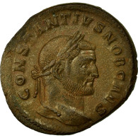 Monnaie, Constance I, Follis, TTB+, Cuivre, Cohen:107 - La Tetrarchía Y Constantino I El Magno (284 / 307)