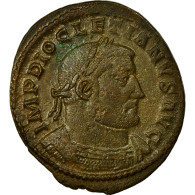 Monnaie, Dioclétien, Follis, TTB+, Cuivre, Cohen:87 - The Tetrarchy (284 AD To 307 AD)