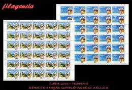 CUBA. PLIEGOS. 2001-17 TURISMO. PAISAJES DE CUBA - Blocks & Sheetlets