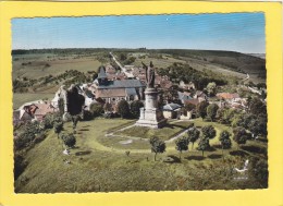 CPSM   CHATILLON SUR MARNE  - En Avion Au Dessus De... Statue Du Pape Urbain II - Châtillon-sur-Marne