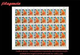CUBA. PLIEGOS. 2003-09 XVI CONGRESO MUNDIAL DE SEXOLOGÍA EN LA HABANA - Blocks & Sheetlets