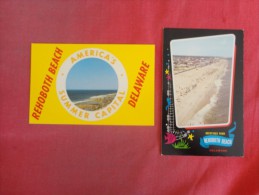 - Delaware>Rehoboth  2 Card Lot  Greetings--  ----   --------ref 1475 - Other & Unclassified