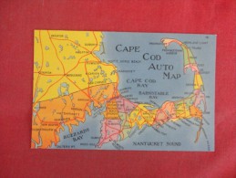 > S Massachusetts> Cape Cod Cape Cod Auto Map  ----   --------ref 1475 - Cape Cod