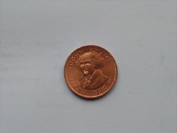 JOHN ADAMS - Presidential Hall Of Fame ( 26 Mm./ 6.4 Gr. / 1968 Franklin Mint - For Grade, Please See Photo ) ! - Elongated Coins
