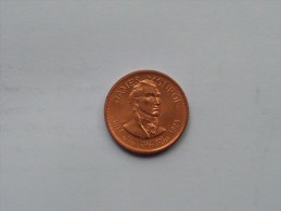 JAMES MONROE - Presidential Hall Of Fame ( 26 Mm./ 6.4 Gr. / 1968 Franklin Mint - For Grade, Please See Photo ) ! - Monedas Elongadas (elongated Coins)