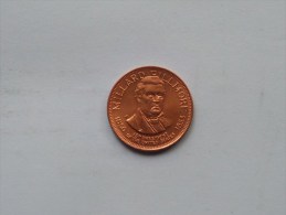 MILLARD FILLMORE - Presidential Hall Of Fame ( 26 Mm./ 6.4 Gr. / 1968 Franklin Mint - For Grade, Please See Photo ) ! - Monedas Elongadas (elongated Coins)