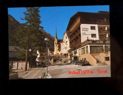 ISCHGL  Dorf Strasse Mit Kirche Und Hotel Post - Ischgl