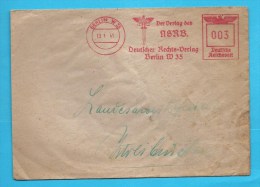 Flamme Rouge - Avocats Allemand - Berlin W 35 / 13/01/1941 - Franking Machines (EMA)