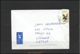 ISRAEL Postal History Cover Brief IL 052 Fauna Birds Air Mail - Briefe U. Dokumente