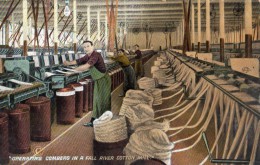 OPERATING COMBERS IN A FALL RIVER COTTON MILL - Fall River