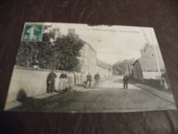 A170..CPA..72..SARTHE...PONTVALLAIN..Quartier Du Pô-Michon....... .rare Beau Plan Animé .. Ecrite & Voyagée 1915 - Pontvallain