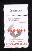 Monaco 2014 - Yv N° 2944 ** - JOURNEE INTERNATIONALE DES DROITS DE L´ENFANT - Ongebruikt