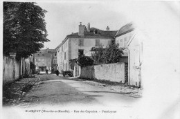 BLAMONT RUE DES CAPUSINS PENSIONNAT  CARTE PRECURSEUR - Blamont