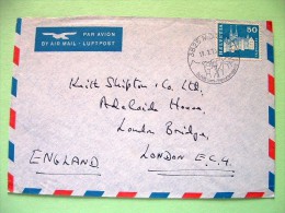 Switzerland 1970 Cover Sent To London - Castle - Brieven En Documenten