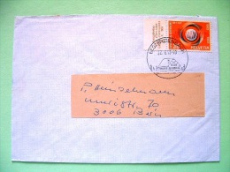 Switzerland 1973 Cover Sent Locally - UIT - House Cancel - Brieven En Documenten