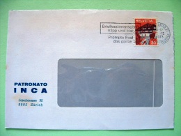 Switzerland 1973 Cover Sent Locally - House - Briefe U. Dokumente