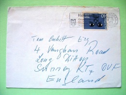 Switzerland 1973 Cover Sent To England - Terre Des Hommes Association - Eyes - Lettres & Documents