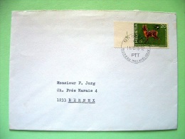 Switzerland 1976 Cover Sent Locally - Deer - Bird - Covers & Documents