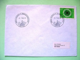 Switzerland 1980 Cover Sent Locally - Flowers Trees - Lettres & Documents