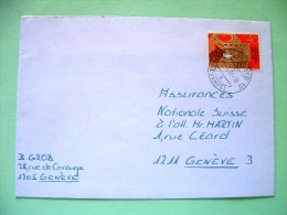 Switzerland 1981 Cover Sent Locally - Craft - Wood Crafting - Lettres & Documents