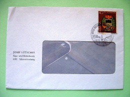 Switzerland 1981 Cover Sent Locally - Fribourg Arms - Cartas & Documentos