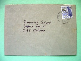 Switzerland 1988 Cover Sent Locally - Postman (stamp Broken In A Corner) - Lettres & Documents