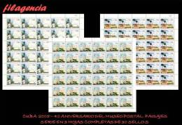 CUBA. PLIEGOS. 2005-01 40 ANIVERSARIO DEL MUSEO POSTAL CUBANO. CORREO & TURISMO - Blocks & Sheetlets