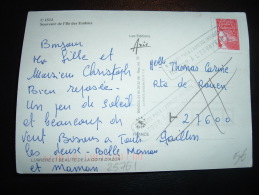 CP TP MARIANNE DE LUQUET TVP ROUGE ANNULE A L'ARRIVEE PAR GRIFFE N'HABITE PAS A L'ADRESSE INDIQUEE RETOUR A L'ENVOYEUR - 1997-2004 Maríanne Du 14 Juillet