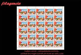CUBA. PLIEGOS. 2005-15 SEGURIDAD SOCIAL PARA TODOS - Blocks & Sheetlets