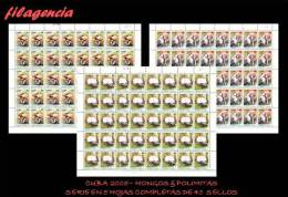 CUBA. PLIEGOS. 2005-35 FLORA & FAUNA. HONGOS & POLIMITAS - Blocks & Sheetlets