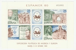 Espagne       Blocs & Feuillets         Espamer 80 - Blocks & Sheetlets & Panes