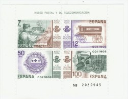 Espagne       Blocs & Feuillets         Museo Postal Y De Telecomunicacion - Blocks & Sheetlets & Panes