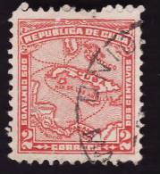 CUBA  1914-16  -  Y&T  167   -  Carte - Oblitéré - Used Stamps