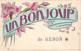 ¤¤  -   HENON    -   Un Bonjour De .......   -   Carte Fantaisie     -  ¤¤ - Sonstige & Ohne Zuordnung